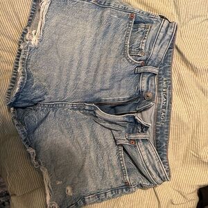 American Eagle Light Blue Denim Shorts